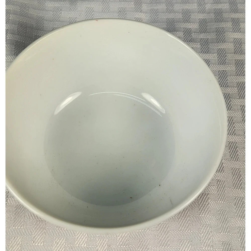 Vintage Chinese Jingdezhen Mun Shou Famille Rose Longevity Rice Bowl